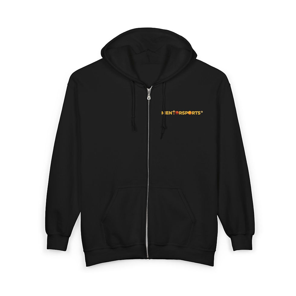 Thumbnail: MentorSports Unisex Full Zip Hooded Sweatshirt 