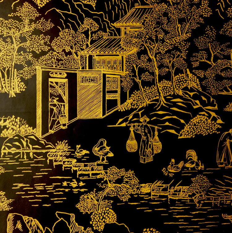 Chinese Landscape | Historic Wallpaper | Waterhouse Wallhangings