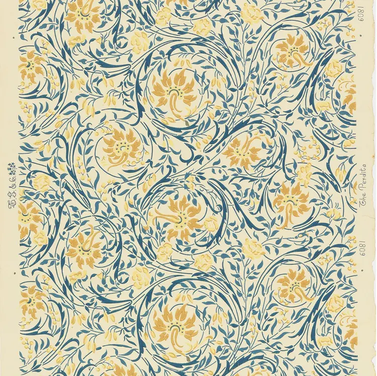 Perdita TS 1089 | Historic Wallpaper | Waterhouse Wallhangings