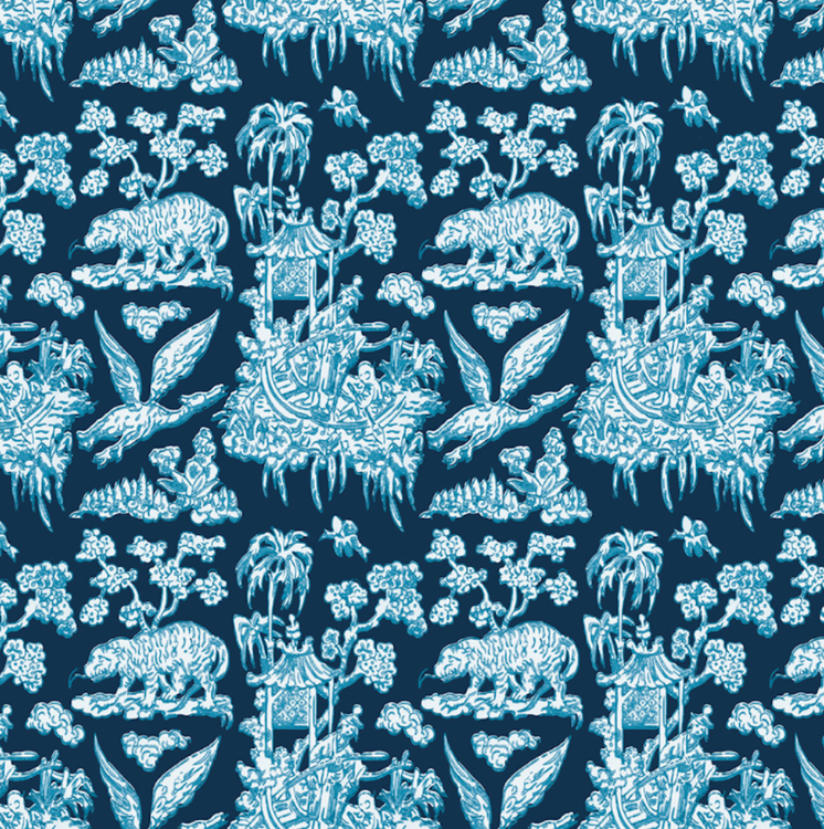 Thumbnail: Far East WHEH 550 | Historic Wallpaper | Waterhouse Wallhangings