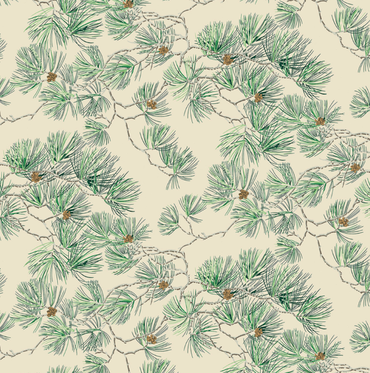 Thumbnail: Pine Needles TS 7210 | Historic Wallpaper | Waterhouse Wallhangings