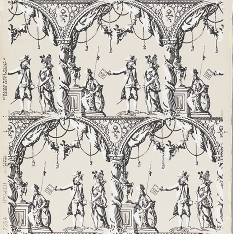 Ipswich TS 7354 | Historic Wallpaper | Waterhouse Wallhangings