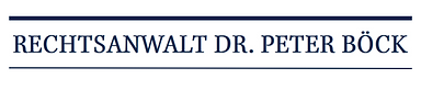 Logo Rechtanwaltskanzlei Dr. Peter Böck