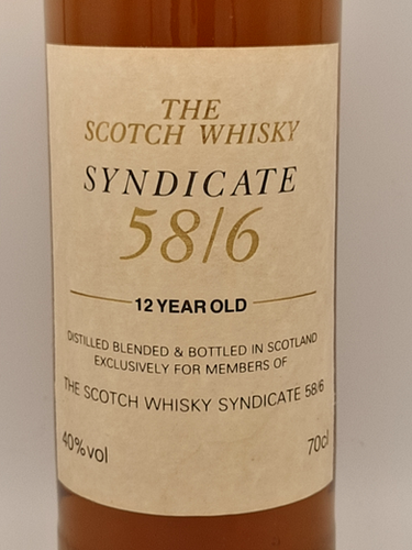 Syndicate 58/6 Blended Scotch Whisky 12 Year Old 70cl | Underwood