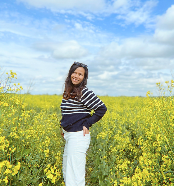 Jean Descutido during Spring in Skåne Rapeseed Fields