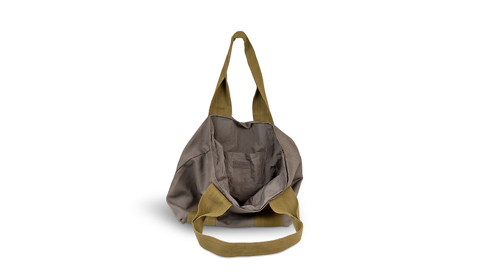Thumbnail: Urban State Dark Grey Canvas Tote