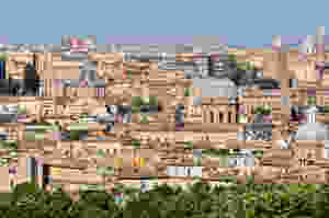Panoramic view of Rome from the Janiculum terrace