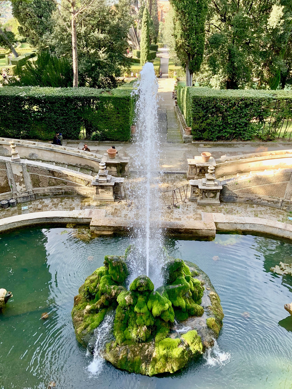 close up of the Dragon Fountain