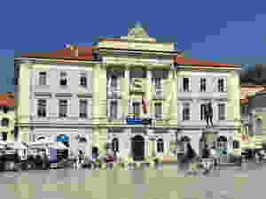 Piran's graceful Roman style City Hall