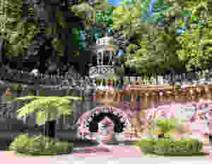 Porta dos Guardiaes in the gardens of Quinta de Regaleira