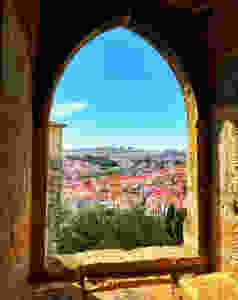 view from St. George's castle walls