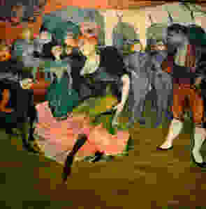 Toulouse-Lautrec, Mademoiselle Marcelle Lender dansant dans "Chilperic"