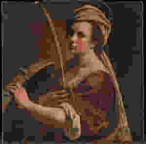Artemisia Gentileschi, Self Portrait as Saint Catherine of Alexandria, c. 1615–17.
