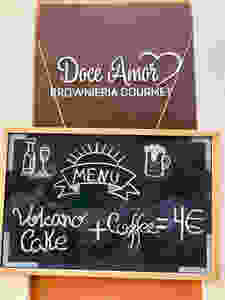 a gourmet brownie shop in Coimbra, Doce Amor