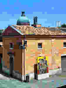 Les Abattoirs, a modern art museum in Toulouse France wrapped in Fernand Leger mosaics