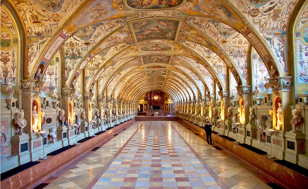 the Antiquarium at the Munich Residenz