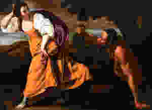 Artemisia Gentileschi with Massimo Stanzione, Corsica and the Satyr, between 1630-1635