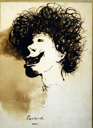 Victor Hugo painting of Gavroche, the young revolutionary from Les Miserables
