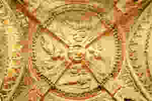 the ceiling in the baptistery of St. James Cathedral