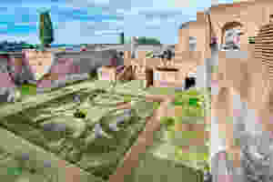 remains of Domitian's Palace and the Fountain of Domitian