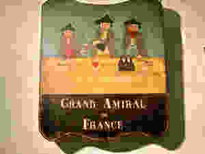 wooden sign in the basement of Chateau Ramezay