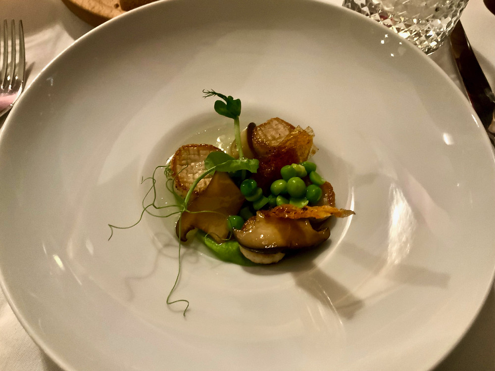 my appetizer at Liszt restaurant, delicious but I would have preferred a salad