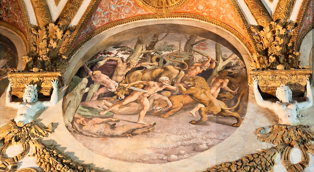 scene in the Chamber of the Winds