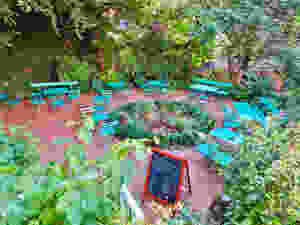 the garden of the Musée de la Vie Romantique in Paris' Nouvelle Athenes neighborhood in the 9th arrondissement