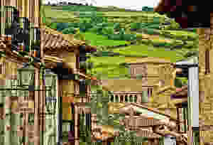 the medieval village of Santillana del mar in Cantabria
