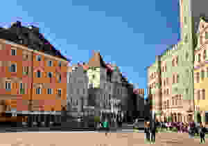 Fountain of Justice on Haidplatz Square