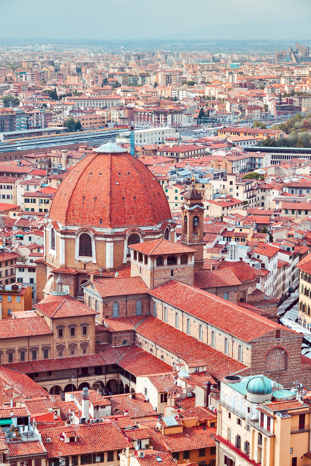 aerial view of the Basilica of San Lorenzo