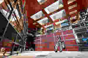 courtyard of the Reina Sofia Museum in Madrid