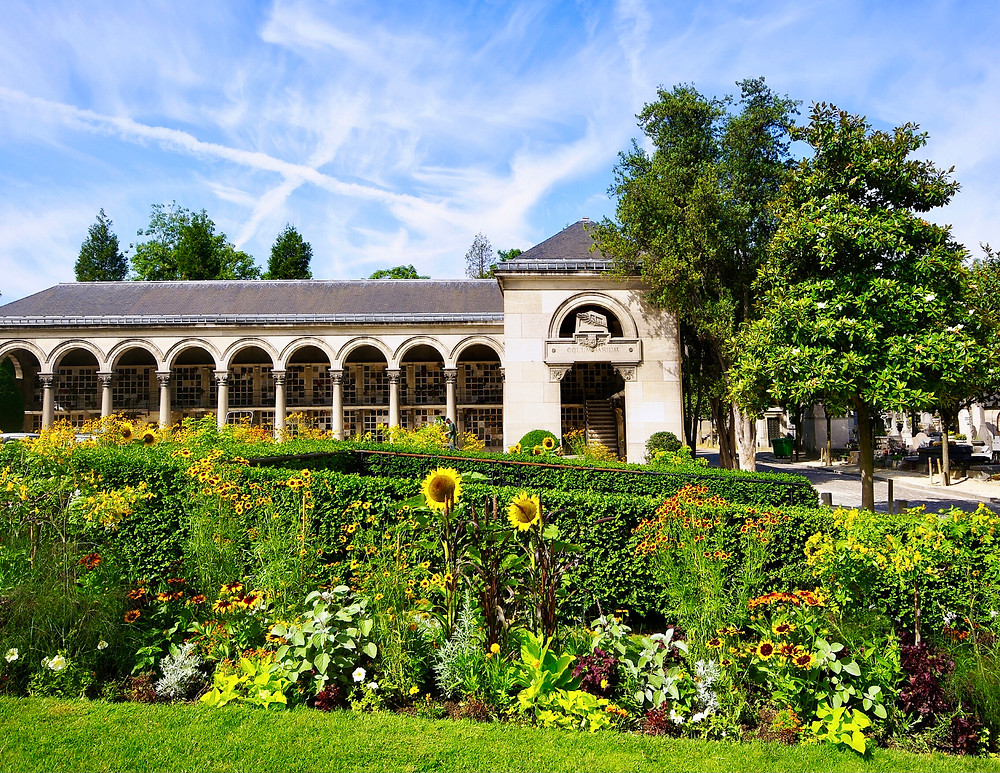 the crematorium, housing the urns containing ashes