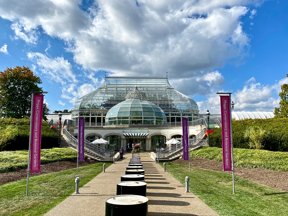 the "crystal palace" that is Phipps Conservatory