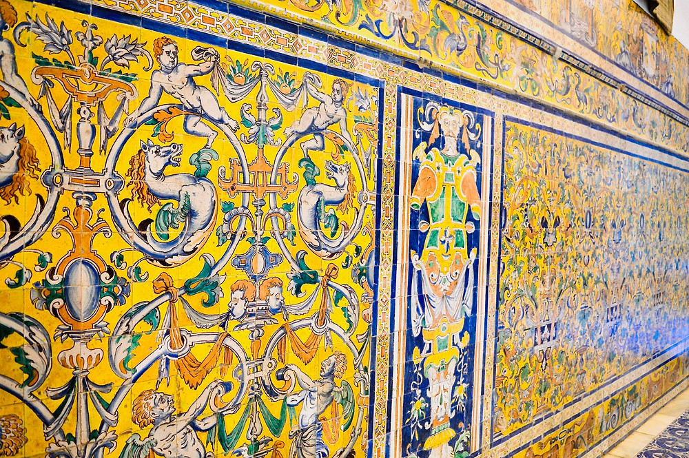 tiles from Triana in the Ambassador's Hall in the Alcazar