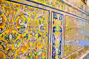 tiles from Triana in the Ambassador's Hall in the Alcazar