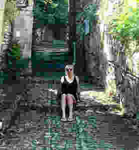 hot and sweaty on the cobbled streets of medieval Vaison on a toasty late June day