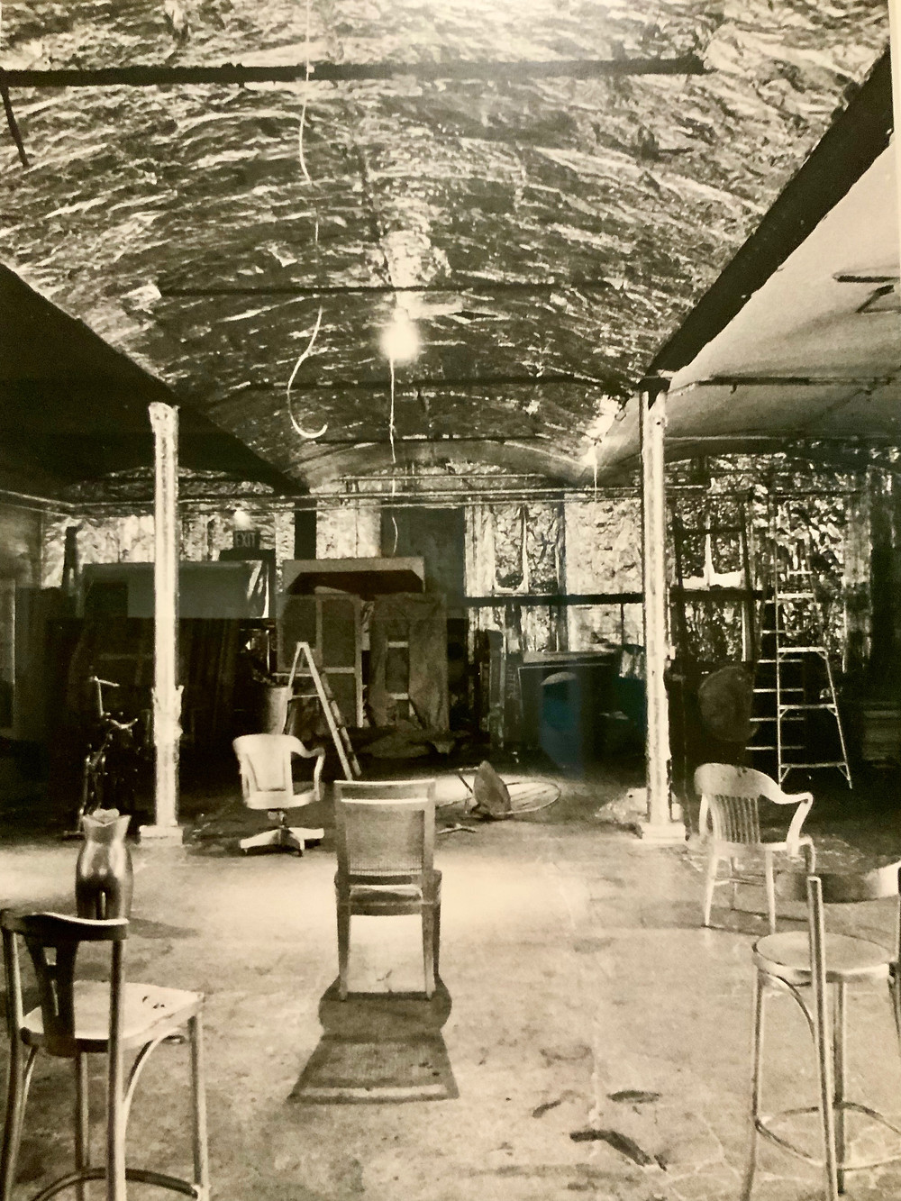 photo of the Silver Factory at the Warhol museum
