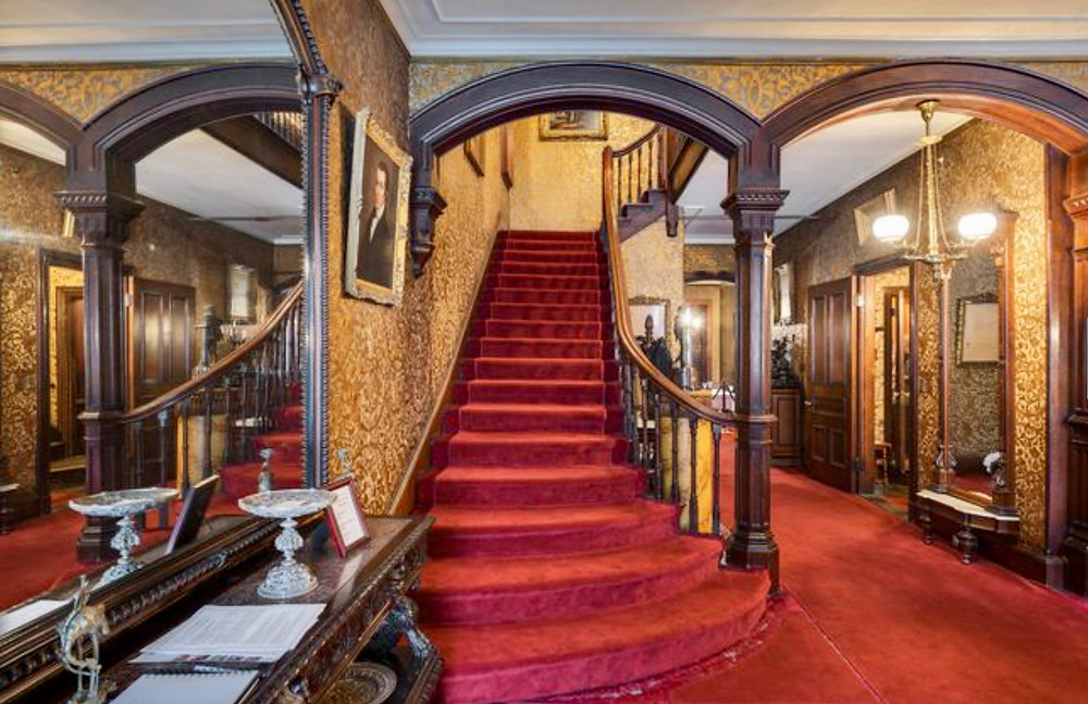 interior of the Gibbons House in Beacon Hill