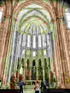 clerestory windows of the chancel.