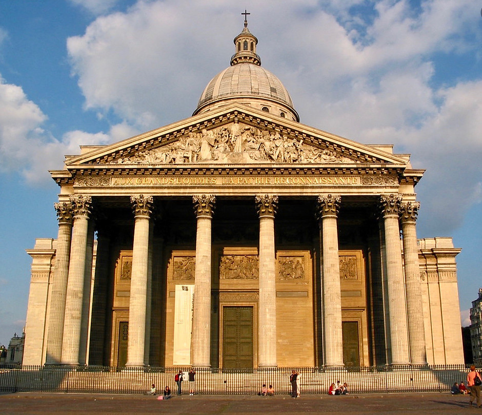 the Pantheon in Paris' Latin Quarter