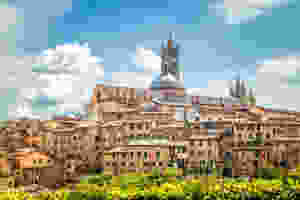 view of Siena's Duomo fascinating complex