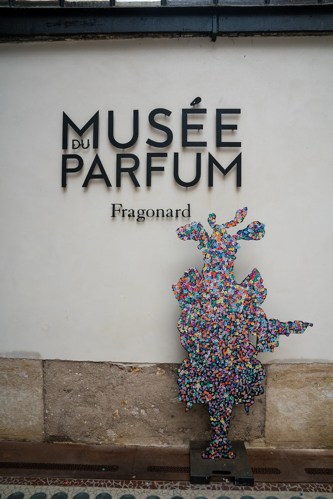 entrance to the Fragonard perfume Museum in Paris France