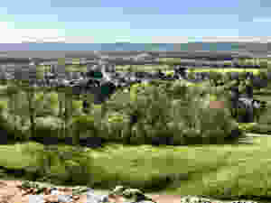 nature lovers can appreciate the beautiful countryside before hitting the ruins