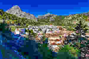 the pretty mountain village of Grazalema in Andalucia Spain