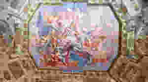 ceiling fresco in the Upper Belvedere Palace