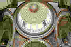 the Pantheon's frescoed triple dome