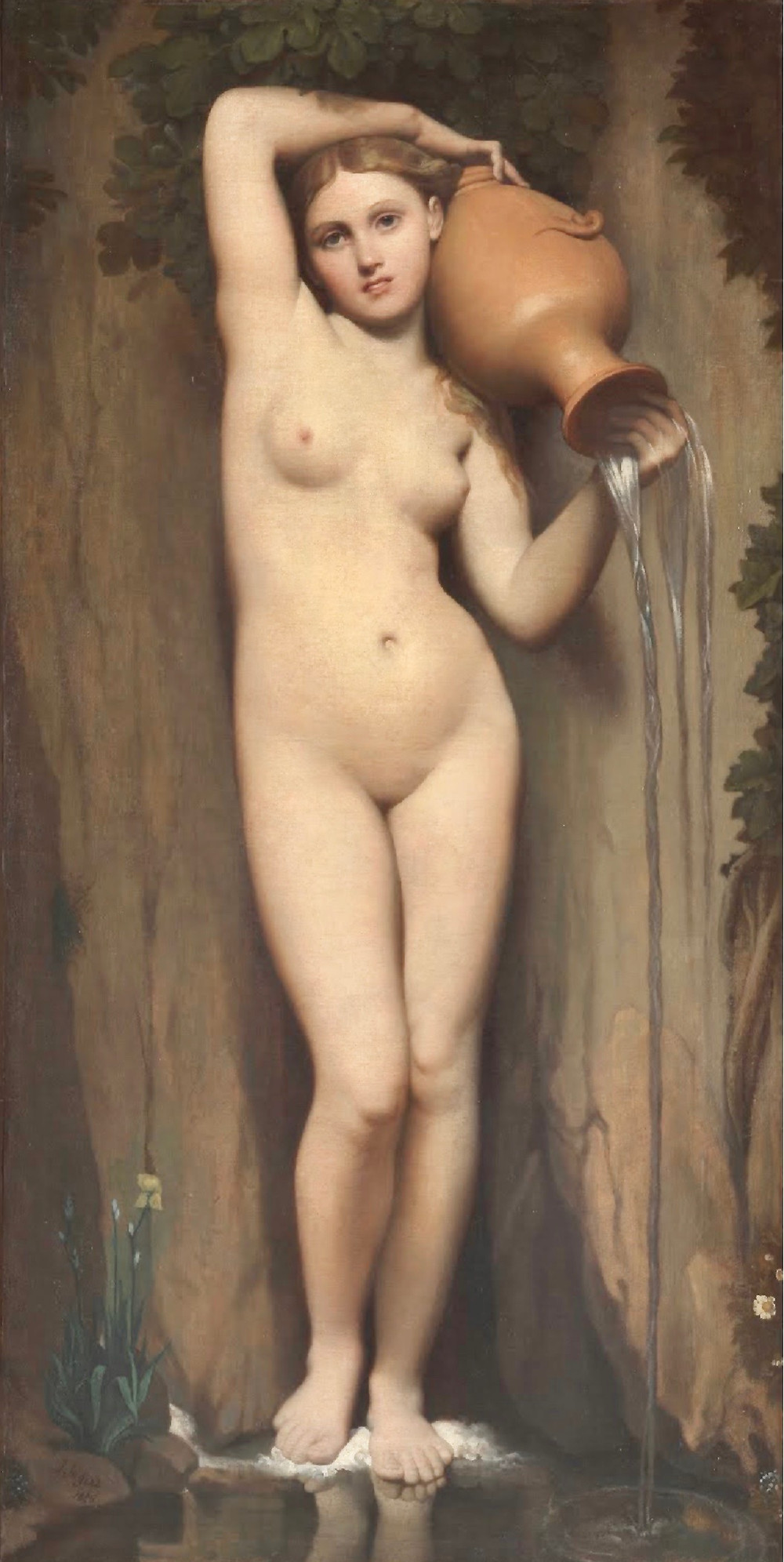 Jean-Auguste-Dominque Ingres, The Spring, 1829-56