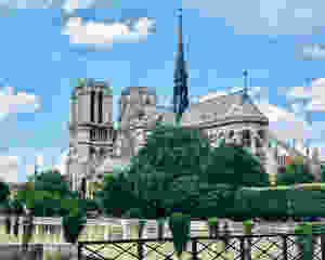 my last photo and last look at Notre Dame in June 2018 before the fire