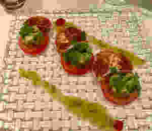 a pretty salad that I had at the Italian restaurant Limoni in Munich